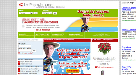 Les Pages Jeux Jeu-concours