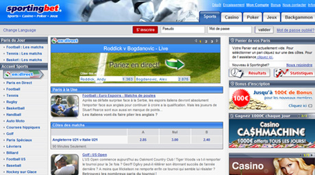 Bookmaker Sportingbet
