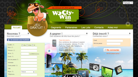 Wooly Win Loterie gratuite