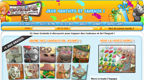 Cado Village Jeux gratuits